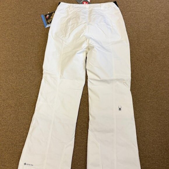 NWT Spyder Women's Gore Tex Ski Pants Size 14R White - Picture 2 of 6
